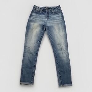 Buckle Black Women's‎ Ankle Skinny Jeans Size 27 Blue Stretch Denim